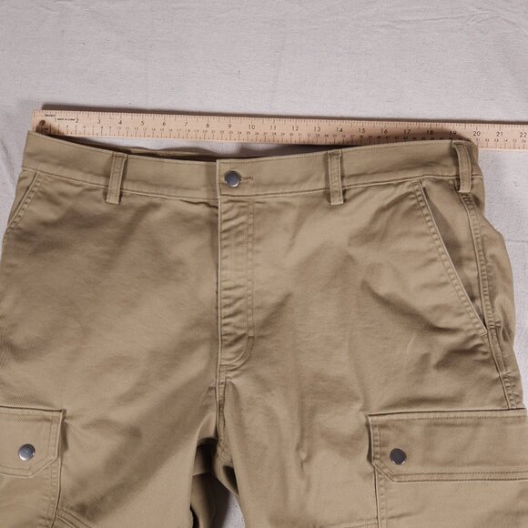 Duluth Trading 40 Grit Flex Twill Cargo Pants Mens 40 x 30 (~29.5) Relaxed Fit - Picture 5 of 16